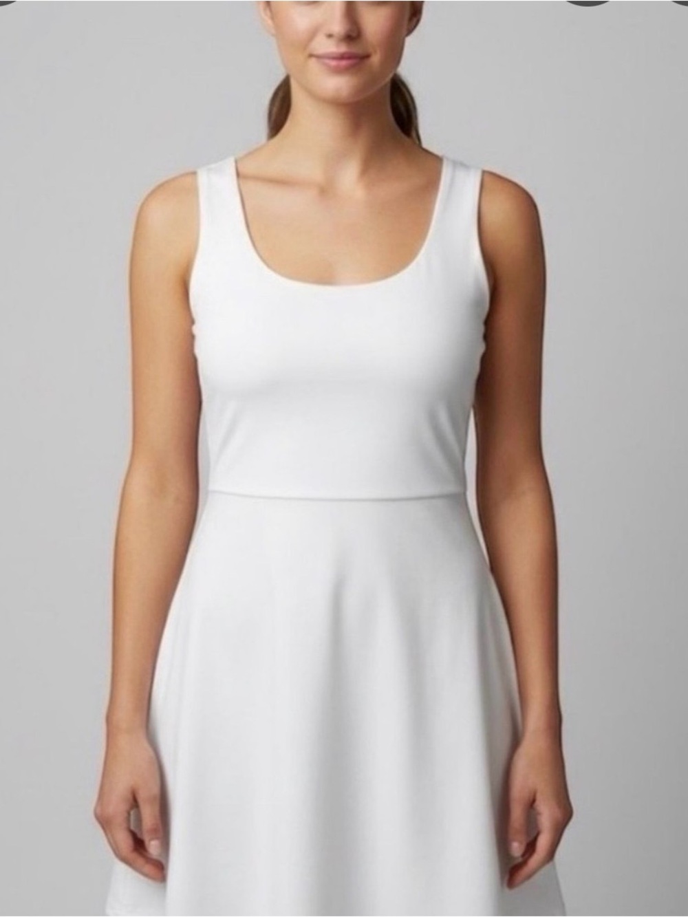 Gapfit white active Dress xs tennis pickleball Gold athletic dress New